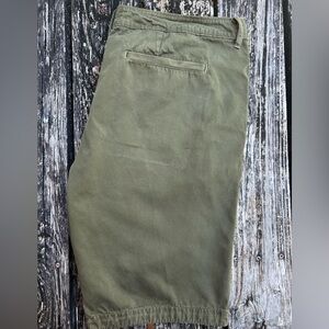 1978 Matchstick Union Workwear Supplies Olive Green Size 42 Heavy Shorts E4
